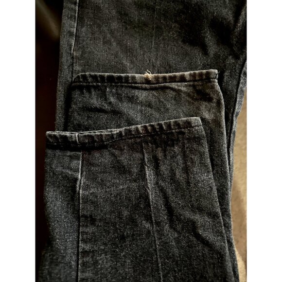 Y2K Rocawear Black Jeans Men W38 Hip Hop Thrashed Premium Quality Cotton Blend - Picture 10 of 12